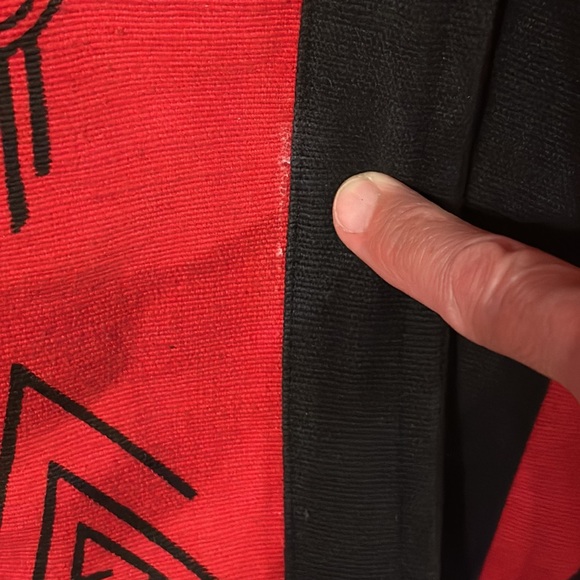 VENUS IMPORTS Red/Black Button Closure Art To Wear Duster Long Vest/Dress - Picture 15 of 15